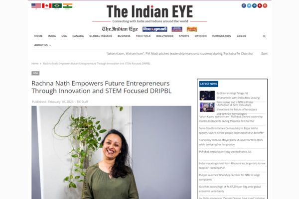 Featured in The Indian Eye